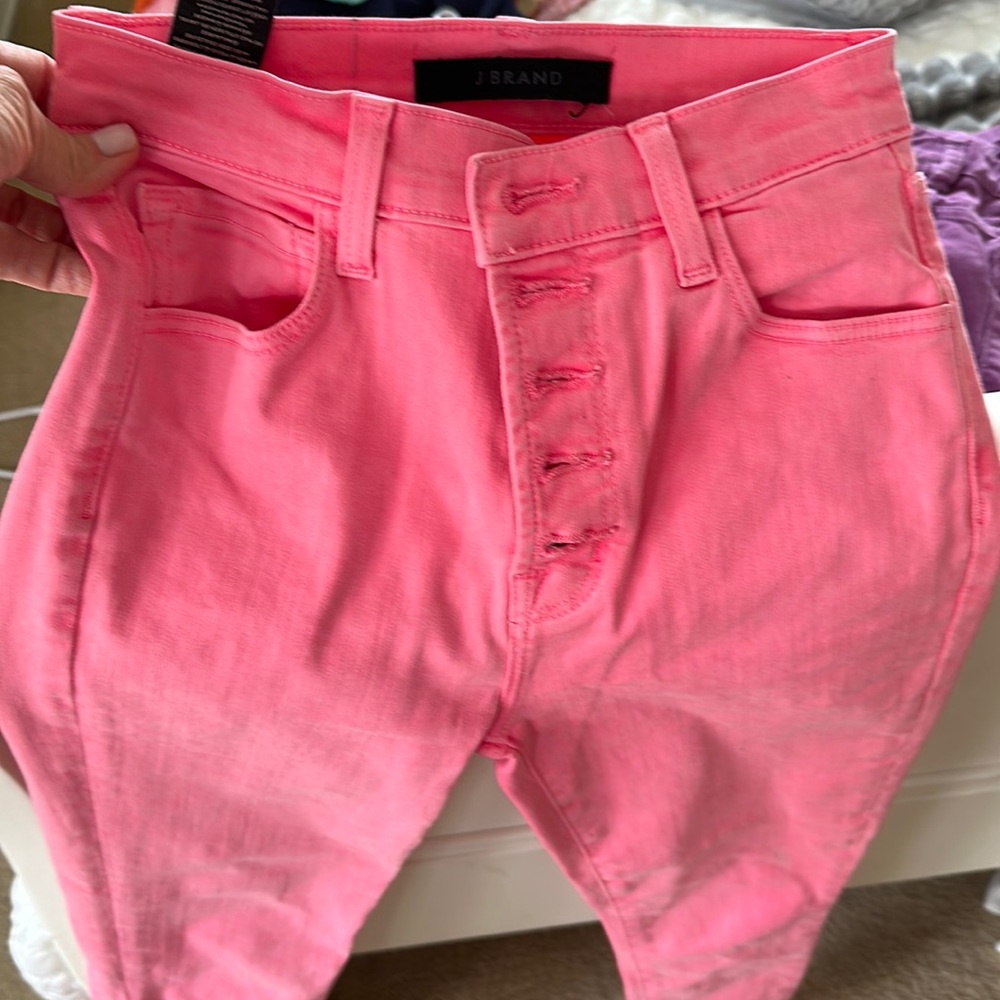 J Brand front button jeans high waisted